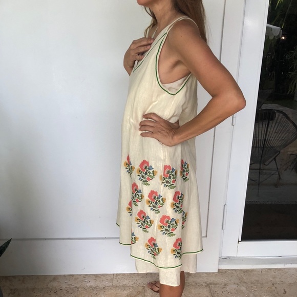 Loewe double layer ecru dress. - Picture 5 of 12